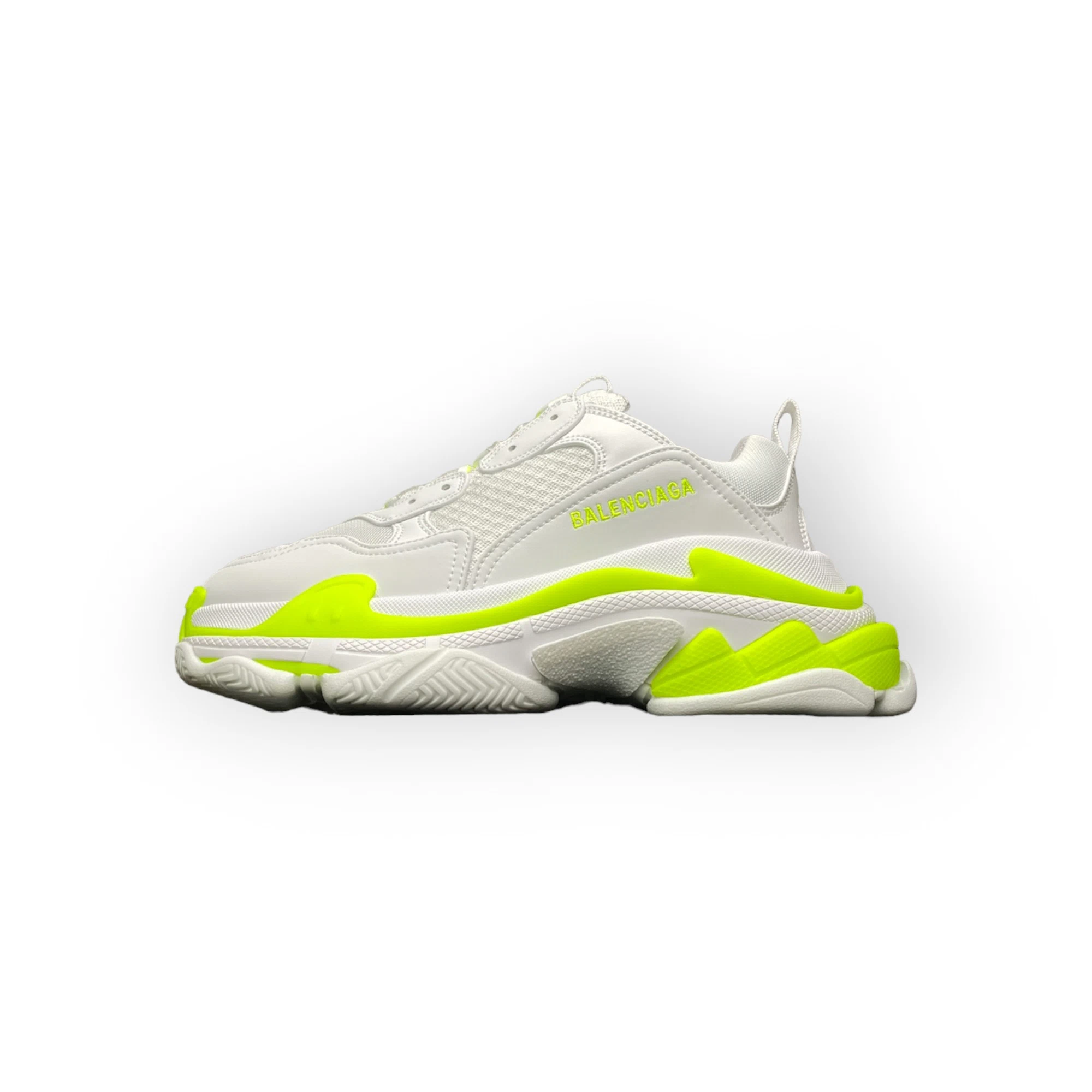 Balenciaga Triple S Sneaker Fluo Green White