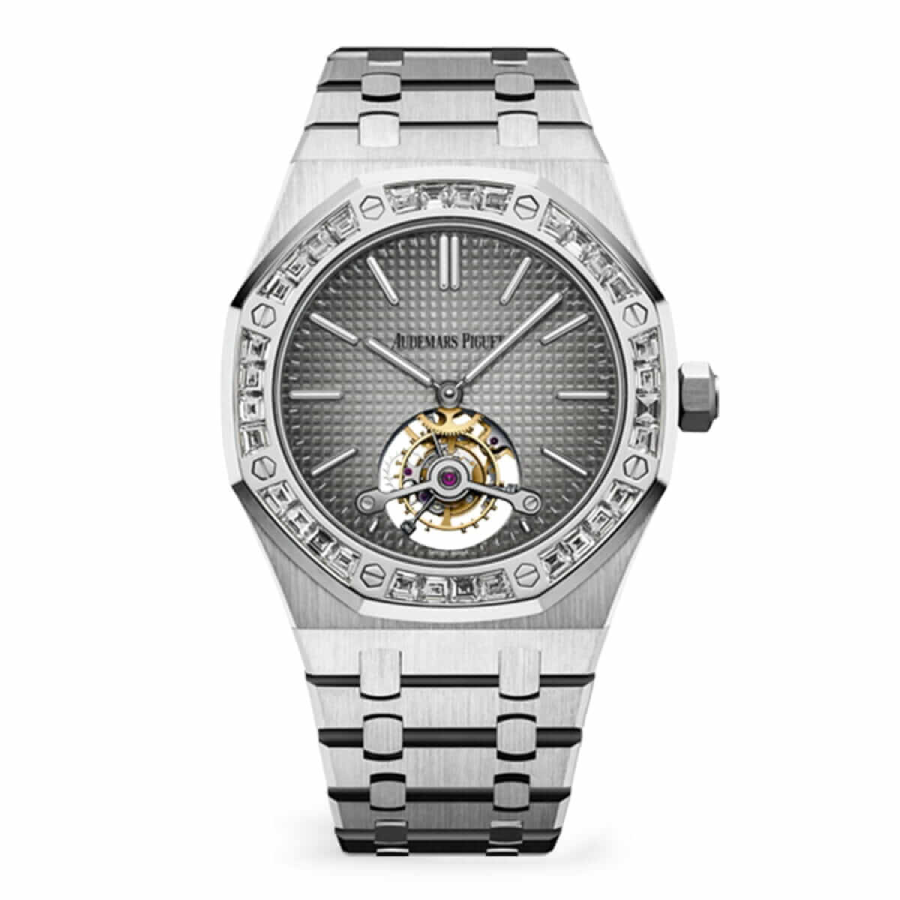 Audemars Piguet Royal Oak Tourbillon Extra-Thin 26510PT.OO.1220PT.01 “Platinum Diamond” Handcrafted Clone Quality
