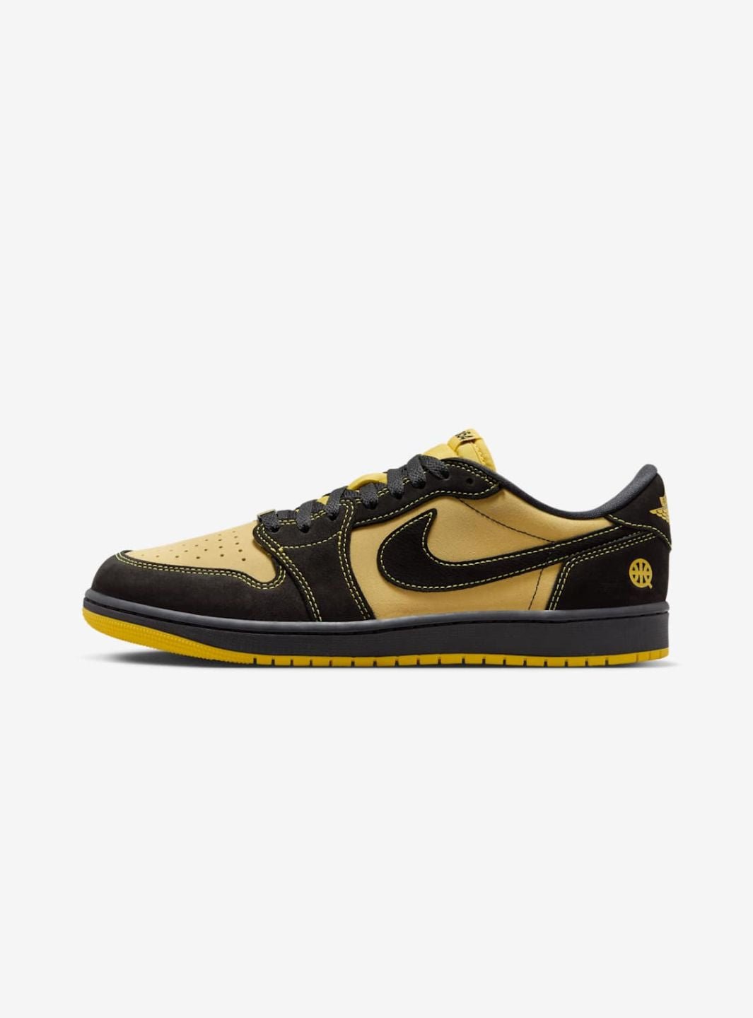Air Jordan 1 Retro Low OG Quai 54 Black Tour Yellow Red
