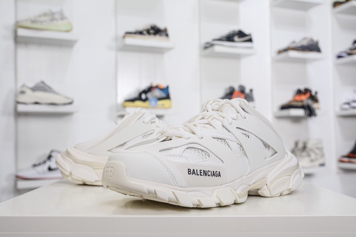 Balenciaga Track Mule in White