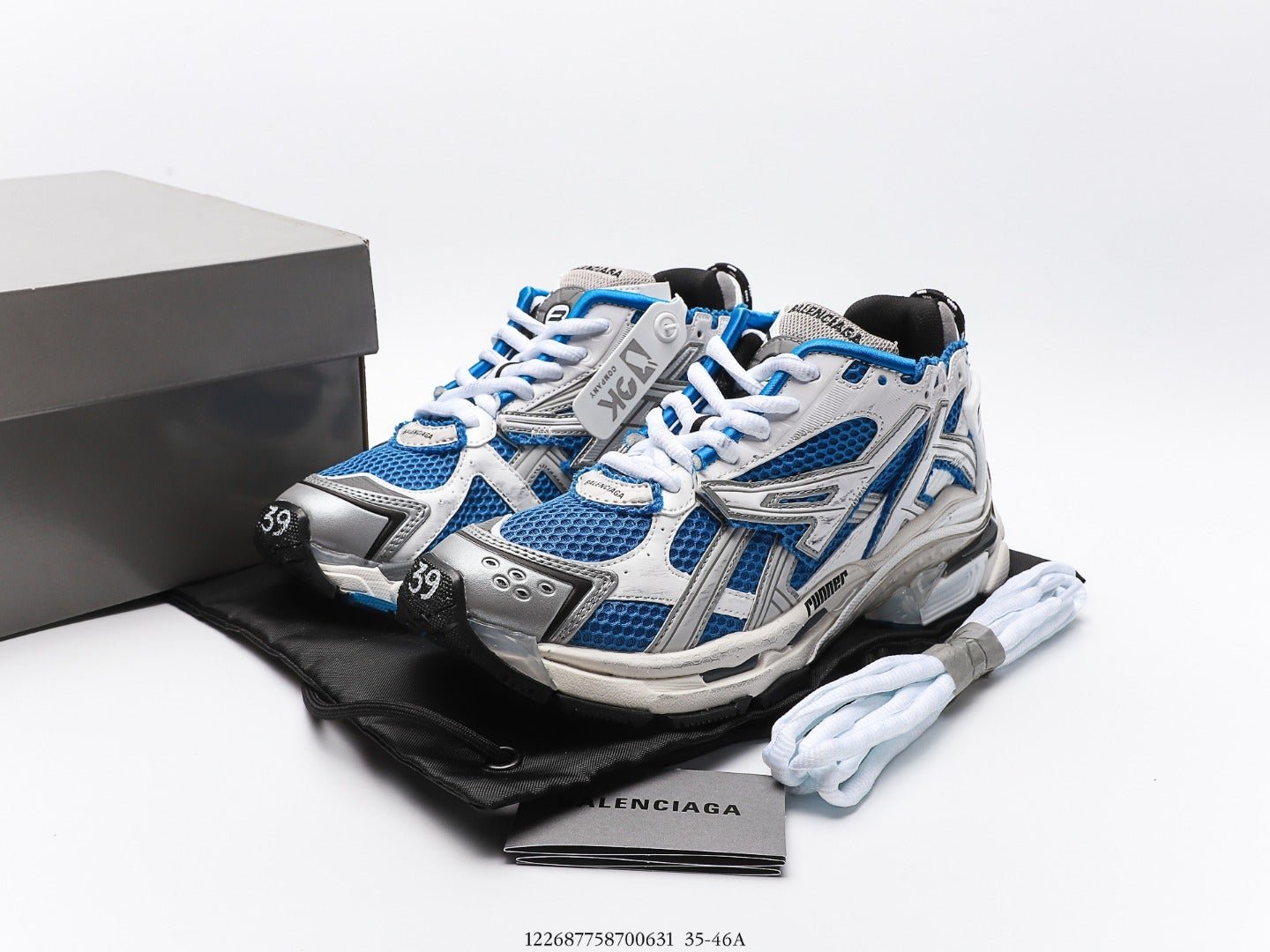 Balenciaga Runner Trainer in Blue