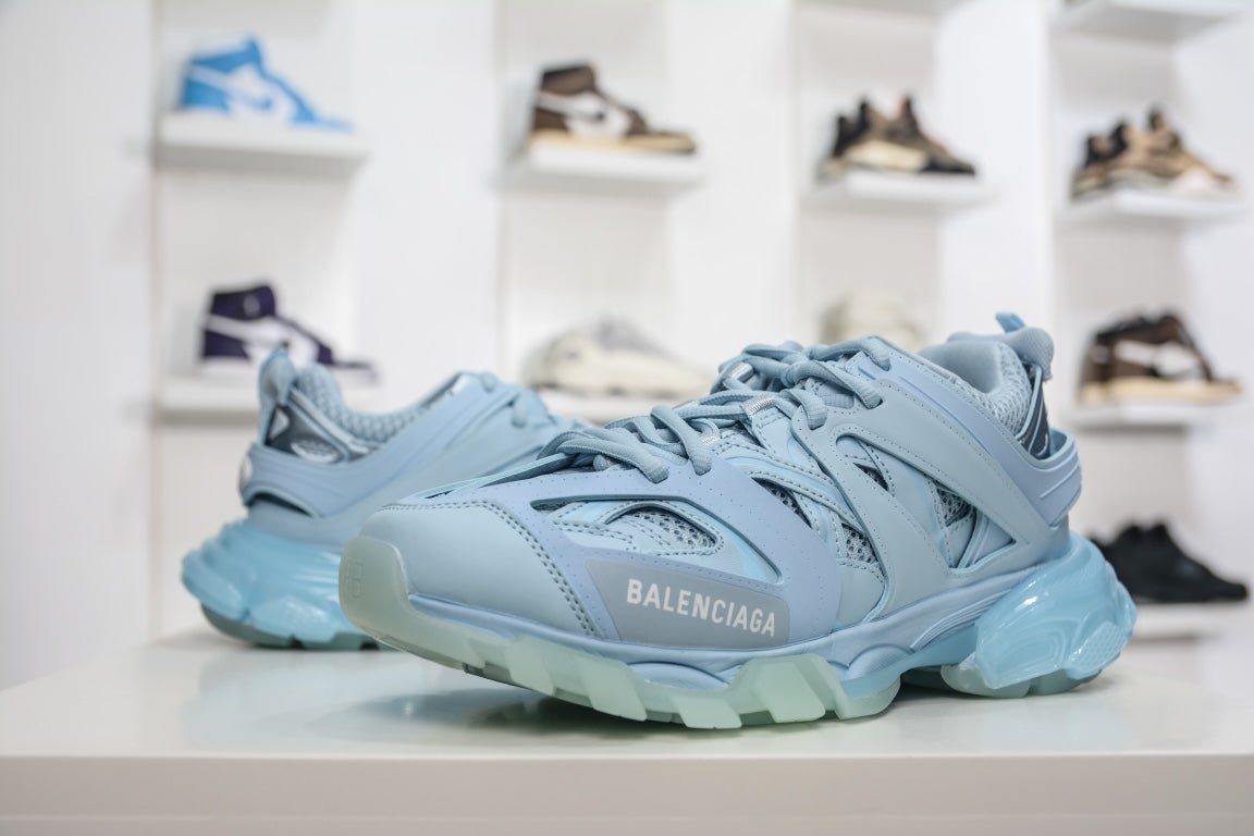 Balenciaga Track Trainer Clear Sole Light Blue