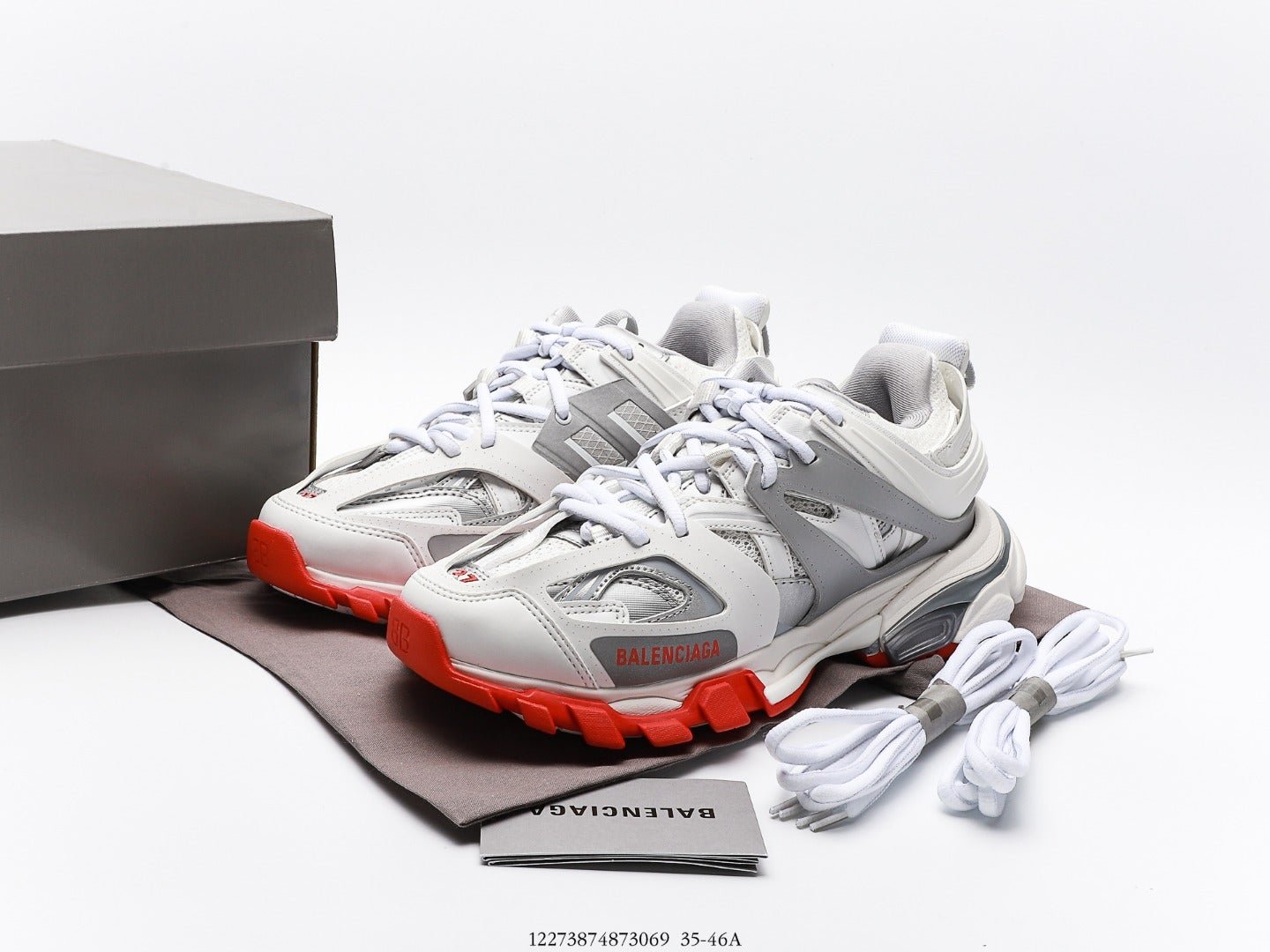 Balenciaga Track Trainer White Fluo Pink