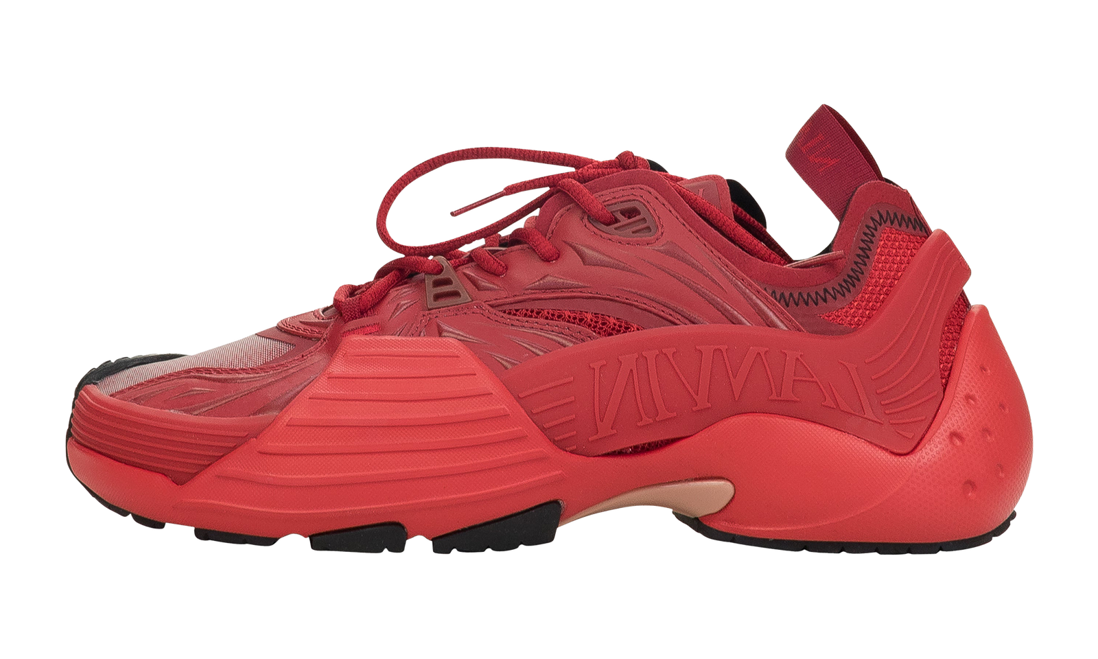 LANVIN FLASH-X LOW TOP SNEAKERS "Rouge A Levre Lipstick"