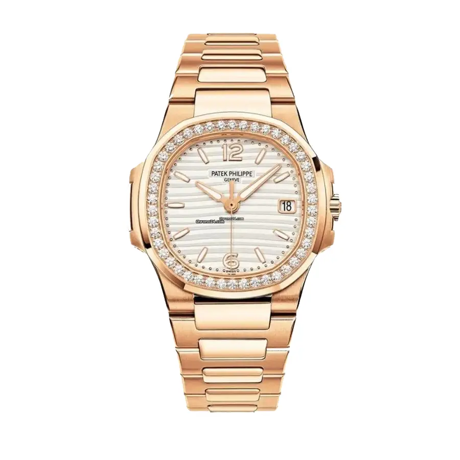 Patek Philippe Nautilus 7118/1200R-001 “Rose Gold Diamond Bezel” Luxury Clone Quality