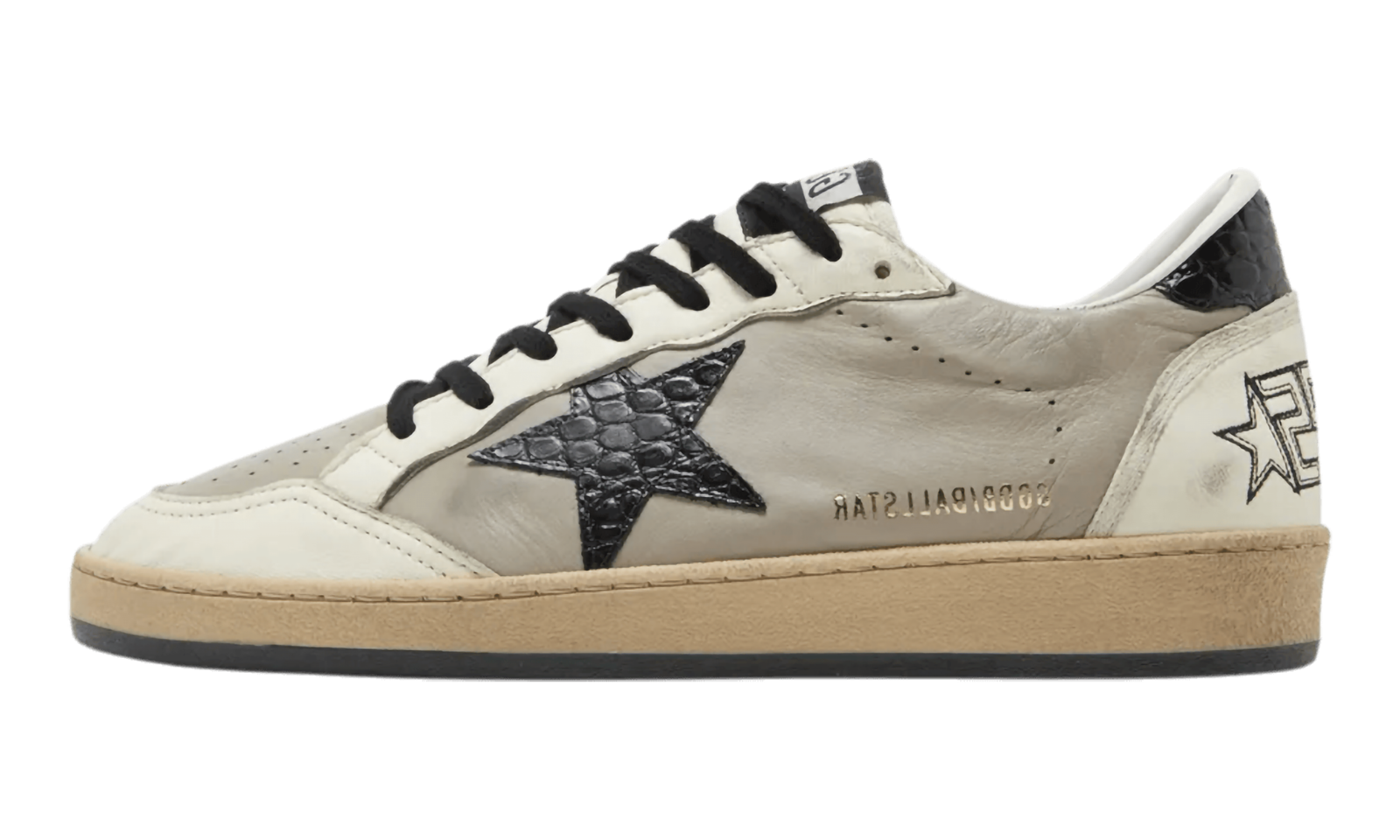 Ball Star "Beige Black Croc"