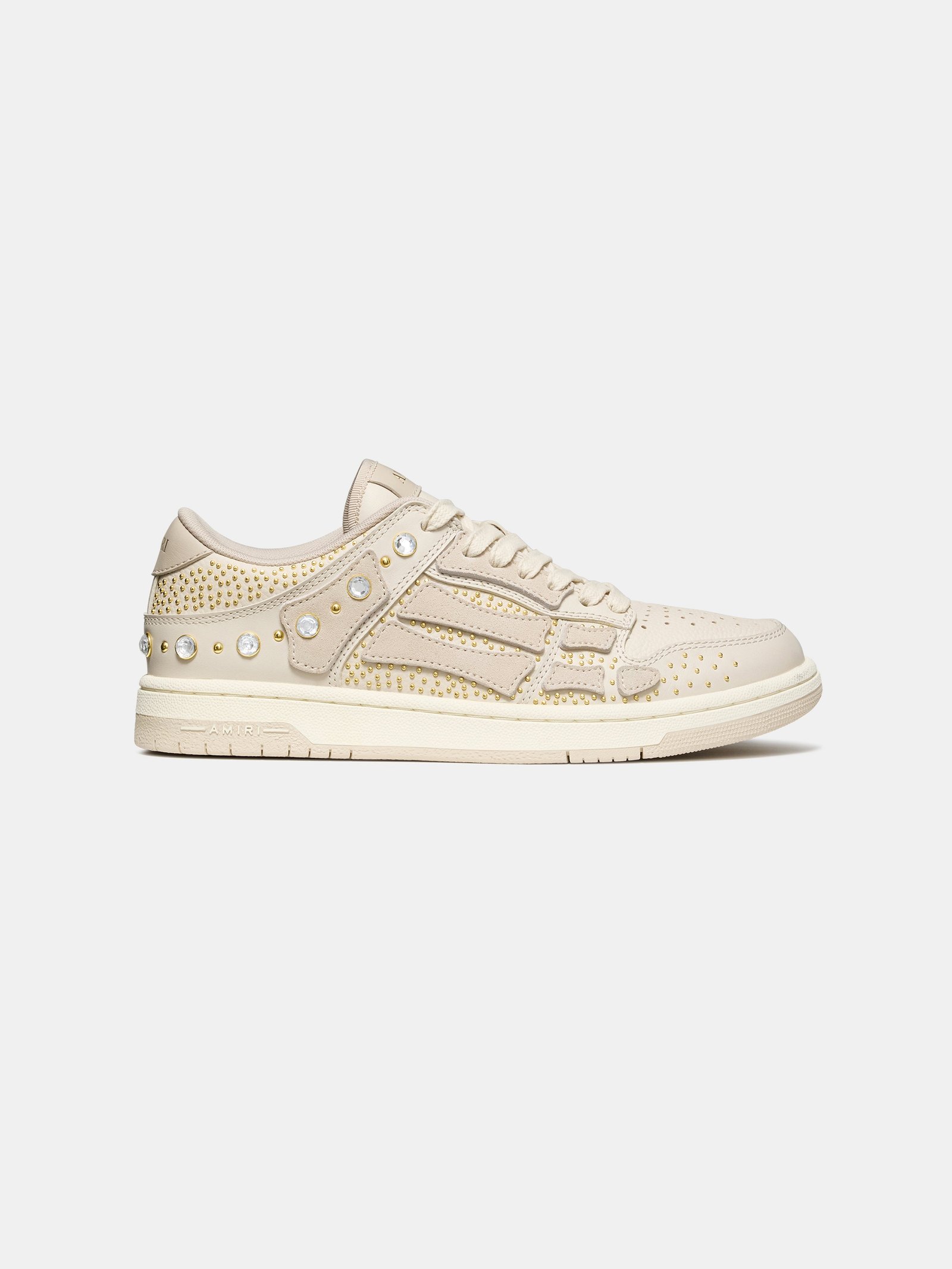 WOMEN - WOMEN'S CRYSTAL STUDDED SKEL TOP LOW - ALABASTER